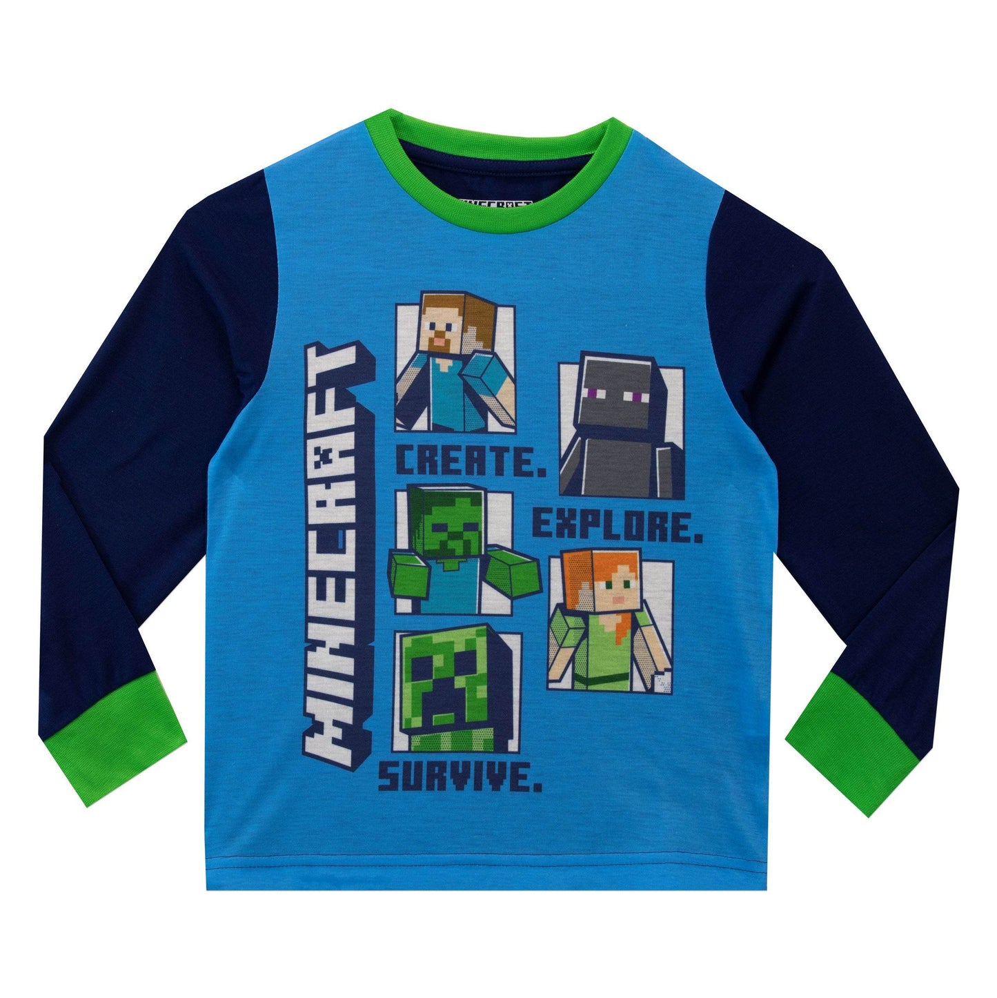 Minecraft Boys Pyjama Set - Creeper