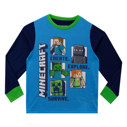 Minecraft Boys Pyjama Set - Creeper